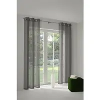 Wirth Vorhang "LORCA" Gr. 3, braun, B:132cm H:220cm, Obermaterial: 66% Polyester, 34% Baumwolle, Gardinen, Vorhang
