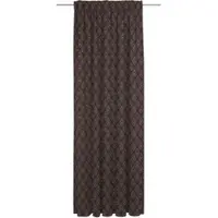 Adam Audio Vorhang ADAM "Feathers" Gr. 4, bunt (orange, dunkelblau), B:142cm H:245cm, Jacquard, Baumwolle, Gardinen, Vorhang, aus 100% Bio-Baumwolle