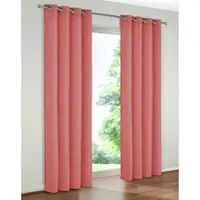Wirth 1100000002199 "Holmsund 288g/qm" Gr. 5, rosa, B:132cm H:225cm, Chenille, Polyacryl, Gardinen, 1100000002199