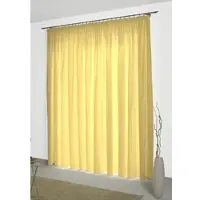 Wirth Vorhang "NEUFAHRN" Gr. 3, gelb, B:135cm H:225cm, Jacquard, Polyacryl, Polyester, Gardinen, Vorhang