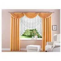 Wirth 1100000002199 "Lahnstein" Gr. 3, rot (apricot), B:132cm H:225cm, Polyester, Gardinen, 1100000002199
