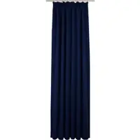 Wirth Vorhang "Newbury" Gr. 3, blau (nachtblau), B:130cm H:175cm, Jacquard, Baumwolle, Polyester, Gardinen, Vorhang