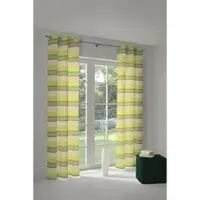 Wirth Vorhang "Menorca" Gr. 4, grün, B:135cm H:245cm, Baumwolle, Polyester, Gardinen, Vorhang