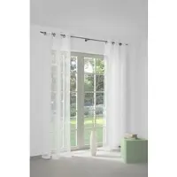 Wirth Vorhang "Chloé" Gr. 7, weiß, B:450cm H:175cm, Polyester, Gardinen, Vorhang, Store