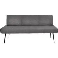 K+W Komfort & Wohnen "Giacomo I Polsterbank" Metallfüsse in schwarz, wahlweise in der Breite 200cm oder 177cm