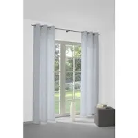 Wirth 1100000002199 "Telfort" Gr. 5, blau, B:132cm H:255cm, Jacquard, Baumwolle, Polyester, Gardinen, 1100000002199