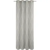 Adam Audio Vorhang ADAM "Casket Valdelana Light" Gr. 2, grau (hellgrau), B:145cm H:175cm, Jacquard, Baumwolle (Bio-Baumwolle), Gardinen, Vorhang, aus 100% Bio-Baumwolle