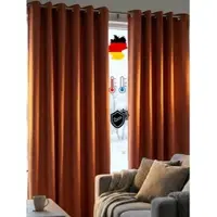 Wirth Vorhang "Trondheim B" Gr. 6, braun (rost), B:131cm H:245cm, Chenille, Polyacryl, Gardinen, Vorhang