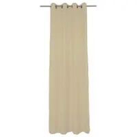 Wirth Vorhang "LANGWASSER" Gr. 3, beige, B:135cm H:225cm, Jacquard, Polyacryl, Polyester, Gardinen, Vorhang