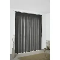 Wirth Vorhang "Sepino" Gr. 3, grau, B:132cm H:225cm, Jacquard, Baumwolle, Polyester, Gardinen, Vorhang