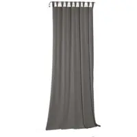 Wirth Vorhang "Newbury" Gr. 3, grau, B:130cm H:175cm, Jacquard, Baumwolle, Polyester, Gardinen, Vorhang