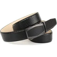 Anthoni Crown Ledergürtel , Herren, Gr. 85, schwarz, Rindsleder, Gürtel Ledergürtel