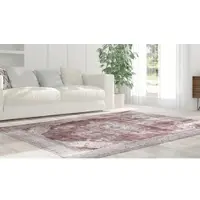 My Home Teppich "Rayan" Gr. 6, beige (elfenbeinfarben), B:200cm H:9mm L:290cm, Kunstfaser, Teppiche, Teppich, Orient-Design, Vintage, Kurzflor, Teppich mit Bordüre