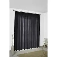 Wirth 1100000002199 "Lahnstein" Gr. 3, schwarz, B:132cm H:225cm, Polyester, Gardinen, 1100000002199