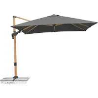 Schneider-Schirme Pendelschirm 'Rhodos Twist Woody', anthrazit, ca. 300 x 300 cm