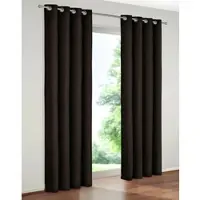 Wirth Vorhang "Holmsund 288g/qm" Gr. 12, schwarz, B:172cm H:255cm, Chenille, Polyacryl, Gardinen, Vorhang