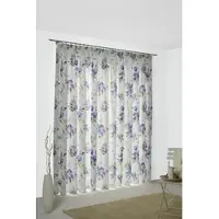 Wirth Vorhang "Montrose" Gr. 2, lila (lila, blau), B:145cm H:180cm, Polyester, Gardinen, Vorhang