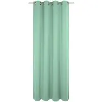 Wirth Vorhang "Newbury" Gr. 3, grün (mint), B:130cm H:225cm, Jacquard, Baumwolle, Polyester, Gardinen, Vorhang