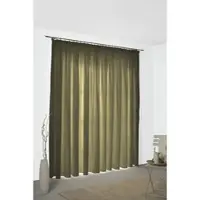 Wirth Vorhang "Torbole" Gr. 3, grün (moosgrün), B:132cm H:225cm, Jacquard, Baumwolle, Polyester, Gardinen, Vorhang