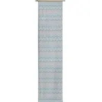 Wirth Schiebegardine "Benewitz" Gr. 2, blau, B:60cm H:175cm, Jacquard, Baumwolle, Polyester, Gardinen, Schiebegardine