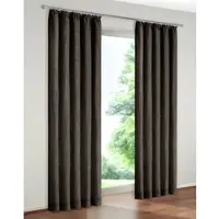 Wirth Vorhang "Trondheim 234 g/m2" Gr. 5, grau, B:132cm H:225cm, Chenille, Polyacryl, Gardinen, Vorhang