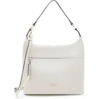 L.credi Schultertasche Umhängetasche Maite Hobo Bag Light Gray creme
