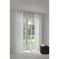 Wirth Vorhang "Theresa" Gr. 2, weiß, B:300cm H:120cm, Polyester, Gardinen, Vorhang, Store