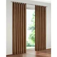 Wirth Vorhang "Trondheim 234 g/m2" Gr. 12, braun, B:172cm H:255cm, Chenille, Polyacryl, Gardinen, Vorhang