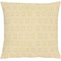 Apelt Dekokissen "Mare" Gr. 2, beige (beige, gemustert), B:48cm L:48cm, Polyester, Dekokissen_Sitzkissen_Kissenhüllen, Dekokissen, Kissenhülle mit Füllung, 1 Stück