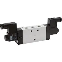 AirTec 5/3 G1/8'' Center Closed Magnetventil 24V DC ATEX 3-10bar/42-140psi