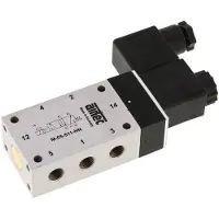AirTec 5/2 G1/8''-Magnetventil 115V AC 3-10bar/42-140psi