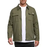 Indicode Langarmhemd "INMelaton Shirt", Herren, Gr. L, N-Gr, army, Web, Obermaterial: 100% Baumwolle, unifarben, regular fit, Hemden Langarmhemd