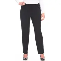 Kjbrand Schlupfhose "Susie", Damen, Gr. 44 (22), K-Gr, schwarz, Web, Obermaterial: 74% Polyamid, 26% Elasthan, unifarben, normal lang, Hosen Schlupfhose, Sommerhose mit elastischem Schlupfbund
