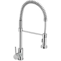 Evenes Spültischmischer Salsa herausnehmbare Geschirrbrause, Ausladung 222 mm, verchromt - 93 146 17
