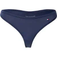 Tommy Hilfiger String "THONG (EXT.SIZES)", Damen, Gr. XS (34), Jersey, blau (marine), Jersey, Obermaterial: 84% Nylon, 16% Elasthan, UNDERWEAR, eng, Unterhosen String, unifarben, basic