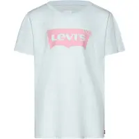 Levi's T-Shirt KIDS "LVG BATWING TEE", Mädchen, Gr. 16 (164), blau (country air), Jersey, Obermaterial: 100% Baumwolle, Basic schmal hüftlang, Rundhals, abgesteppte Kante, Shirts T-Shirt, for GIRLS