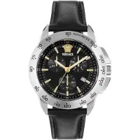 Versace Uhr Herren V‑Sport Chrono Schwarz/Silber VEKIA0125