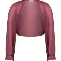 Vera Mont Bolerojacke "Bolero-Jacke mit gekräuseltem Ausschnitt", Damen, Gr. 30, rosa (sweet bloom), Obermaterial: 100% Polyester Pol. recyc.., Jacken Bolerojacke