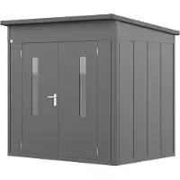 PRIMEYARD 228 x 180 cm Gerätehaus, anthrazit - (GFPV00910)