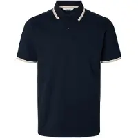 Selected Poloshirt "SLHSLIM-ATLAS SPORT SS POLO" Baumwollmischung, slim fit