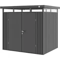 PRIMEYARD 210 x 180 cm Gerätehaus, anthrazit - (GFPV00982)