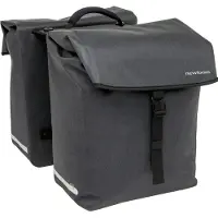 New Looxs Doppelte Fahrradtasche Hamar Double MIK 2.0 - 38 Liter - 32 x 16 x 40 cm (2x) - Anthrazit