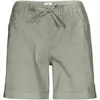 Bonprix Bermudas "Baumwoll-Bermuda mit Gummibund" aus Baumwolle und Elasthan, lockere Passform