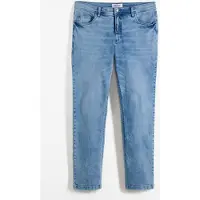 Bonprix Regular-fit-Jeans "Regular Fit Stretch-Jeans m. Komfortschnitt, Straight" mit Stretch-Material, Komfortschnitt, im Vintagelook