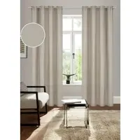 Bruno Banani Vorhang "Lagan" Gr. 2, grau (kitt), B:140cm H:175cm, Polyester, Polyester, Gardinen, Vorhang, 2-er Set, gewebt, Microfaser, versch. Größen, einfarbig, Bestseller
