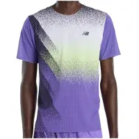 New Balance - Race Day Ultra Light Printed T-Shirt - Laufshirt Gr XL lila