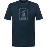 Super.natural - Palm Island Bio Jersey Tee - Merinoshirt Gr M blau