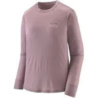Patagonia - Women's L/S Cap Cool Merino Graphic Shirt - Merinoshirt Gr XL rosa