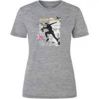 Super.natural - Women's Running Art Tee - Merinoshirt Gr XL grau/ various