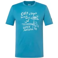 Super.natural - Cote D'Azur Tee - Merinoshirt Gr XL blau